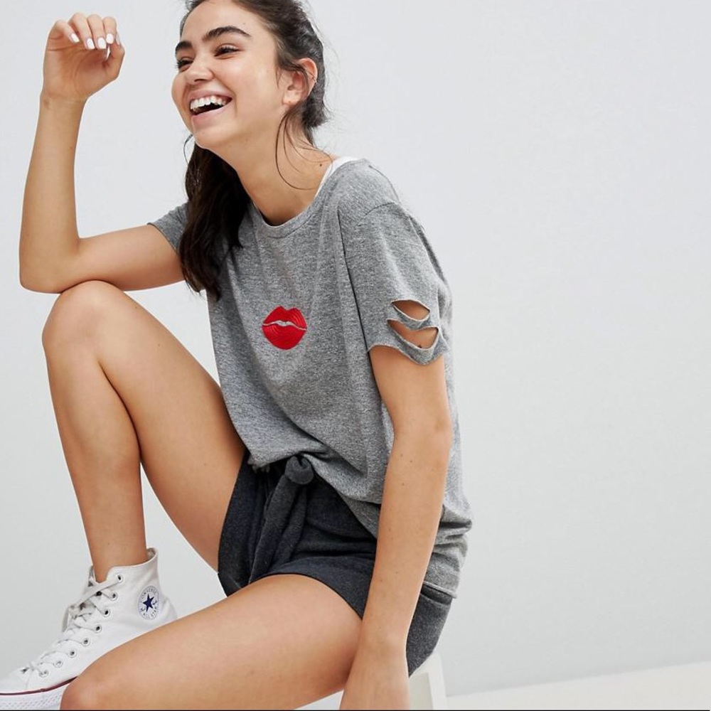 Wildfox ‘Lips’ T-shirt